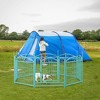 APRILSOUL 48.40"Dog Playpen Indoor 24 inch 8 Panels Metal Dog Pen Pet Dog Fence Outdoor Exercise Pen - 2 of 4