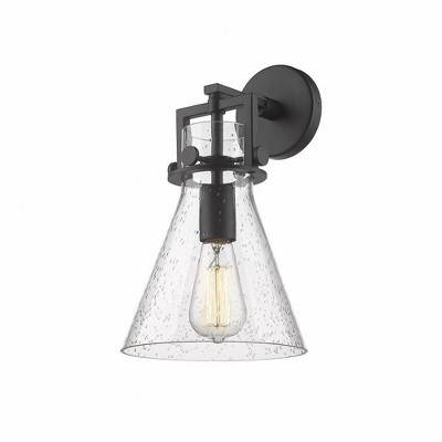 Newton Cone - 1 Light Wall Sconce In Industrial Style-14 Inches Tall and 8 Inches Wide