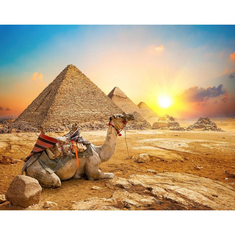 Toynk Giza Sunrise Ancient Egypt Pyramid Puzzle | 1000 Piece Jigsaw Puzzle, 1 of 8