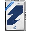 Trends International NHL Tampa Bay Lightning - Logo 25 Framed Wall Poster Prints - 3 of 4