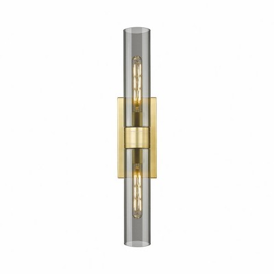 Ballston Urban - 2 Light Bath Vanity In Art Deco Style-3 Inches Tall and 24 Inches Wide