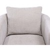 NicBex Performance Fabric Swivel Barrel Chair Modern 360-Degree Rotating Accent Chair for Living Room, Office, Lounge - 3 of 4