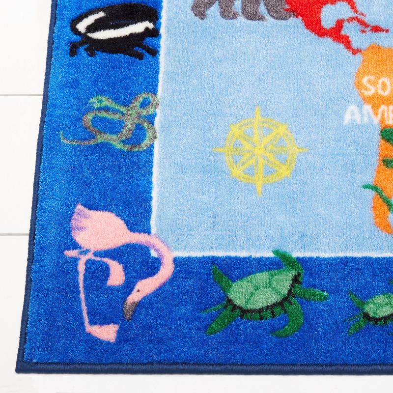 Eric Carle World Map Area Kids&#39; Rug (6&#39;6&#34;x9&#39;5&#34;) - Home Dynamix, 5 of 11