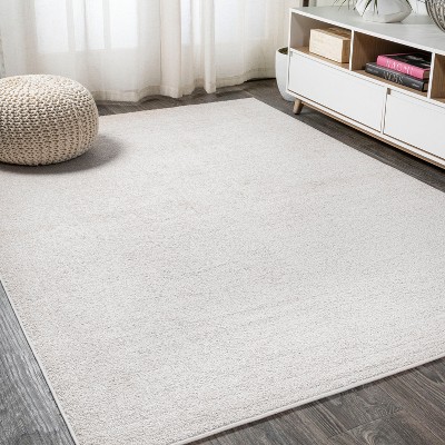 Haze Solid Low-Pile Indoor Area Rug - JONATHAN Y