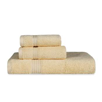 Premium Cotton Heavyweight Plush Highly-Absorbent Luxury Towel Set by Blue Nile Mills
