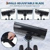 Acekool Large Snow Shovel Pusher, Adjustable Angle & Height, Easy Snow Removal for Sidewalks, Black - 4 of 4