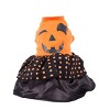 Pet Life LED Halloween Dress Hooded Dog Costume Sweater with Included Batteries - 4 of 4