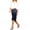 Women's Ombre Sequin Midi Skirt - SKIES ARE BLUE - 2 of 4
