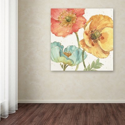 Spring Softies III Watercolor Floral Canvas Art, 18'' x 18''