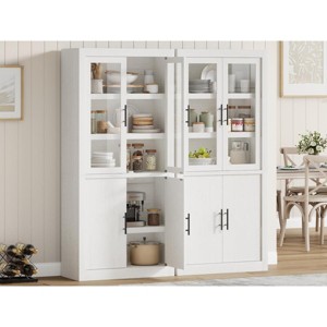 Frame Style High-End Cabinet with Durable Construction, Elegant Design, Spacious Storage, Easy Assembly, Modern Finish - 1 of 4