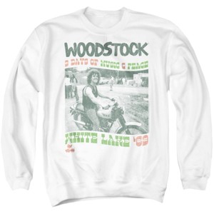 Men's Woodstock White Lake 69 Crewneck Sweatshirt - 1 of 4