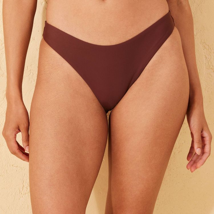 Women's Scoop Front Low-Rise Extra High Leg Cheeky Bikini Bottom - Shade & Shore™, 1 of 7