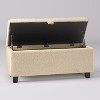 CorLiving Liya Storage Ottoman White - 4 of 4