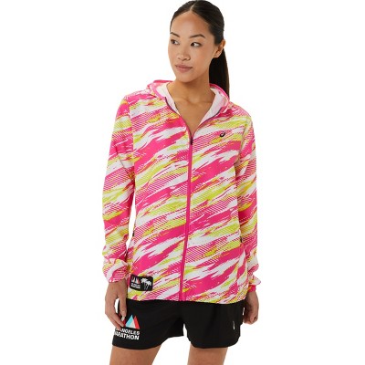 Brokke sig ramme virksomhed Asics Women's Ready-set Jacket Lam Running Apparel, Xl, Pink : Target