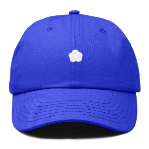 Dalix Lil Flower Embroidered Cotton Cap Outdoor Dad Hat Womens - 1 of 4