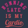 Junior's CHIN UP Running Late is My Cardio Racerback Tank Top - 2 of 4