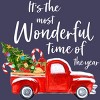 Women's Design By Humans It's The Most Wonderful Time Of The Year Christmas Shirt By TEEARTLAB Racerback Tank Top - 2 of 3