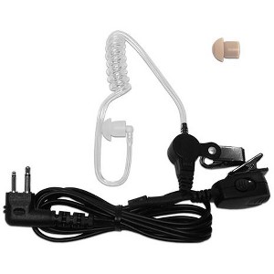 Banshee Covert Acoustic Tube Earpiece 2 PIN for Motorola Radio(HIGH QUALITY) - 1 of 1