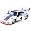 Porsche 935 Turbo #4 "Jazz" White with Blue & Red Stripes "Transformers" "Hollywood Rides" Series 1/32 Diecast Model Car by Jada - 2 of 4