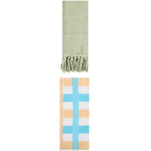 REGALWOVEN 2 Packs Cotton Absorbent Soft Decorative Bathroom Hand Towel for Kitchen - 1 of 4