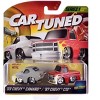 "Pro Street" Series 1 Chevrolet Double Pack Set of 2 Cars Die Cast Model Cars by CarTuned - 3 of 3