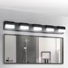 DOMETOUR Modern Bathroom Vanity Lighting 5-Light LED Vanity Lights Over Mirror Bath Wall Lighting - 2 of 4