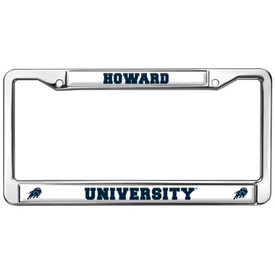 Howard University School Logo Full Size Standard License Plate Metal Frame