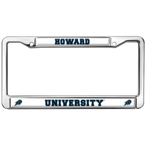 Howard University School Logo Full Size Standard License Plate Metal Frame - 1 of 4