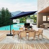 FUFU&GAGA Outdoor Patio Cantilever Umbrella UV - resistant Aluminum with Patented Designs - 2 of 4