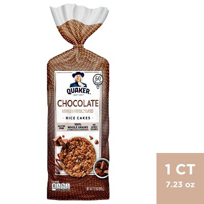 Quaker Chocolate Gluten Free Large Rice Cakes - 7.23oz