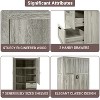 Home Imports Emporium 40” Extra Wide Multipurpose Bedroom Storage Cabinet, 71” Tall Pantry Storage Cabinet with Adjustable Shelves - 2 of 4