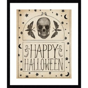 Amanti Art Hocus Pocus II Stars and Skull by Sara Zieve Miller Wood Framed Wall Art Print 21 in. x 25 in. - 1 of 4