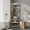 GustoWave Corner Coat Storage Rack for Entryway, Hallway - 4 of 4