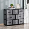FONTOI Storage Cube Dresser with 5 Drawers, Bedroom Organizer Unit, Shelf Tower with Bins for Living Room, Closets, Gray, 11.8"*31"*39.3" - 2 of 4