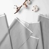 Bacati - Solid Gray 100 percent Cotton Universal Baby US Standard Crib or Toddler Bed Fitted Sheet - 2 of 4