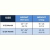 Memoi Solid Microfiber 2 Pair Pack Infant Tights - 3 of 3