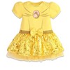 Disney Princess Cinderella Ariel Belle Snow White Girls Cosplay Dress and Headband Newborn to Infant  - 3 of 4