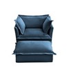 CAVINAS Couches for Living Room Deep Seat Sofa Couch Fabric Slip-covered Armchair with Cushion and Pillows - 2 of 4