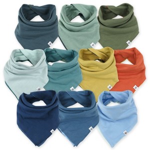 Honest Baby Multipack Organic Cotton Reversible Bandana Bibs - 1 of 4