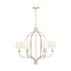 Capital Lighting Ophelia 6 - Light Chandelier in  Winter Gold - 2 of 4