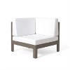 CAVINAS Patio Conversation Sets with Coffee Table, Acacia Wood Patio Sectional Furniture Set, Modern Outdoor Seating Set for Backyard - 4 of 4
