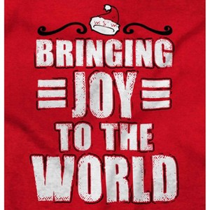Christmas Bringing Joy to the World Graphic T Shirt Men or Women Brisco Brands - 1 of 4