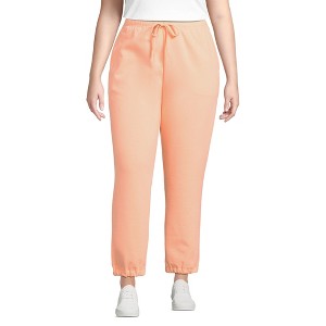 Lands' End Women's Serious Sweats High Rise Jogger Pants - 1 of 4