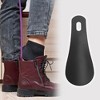Unique Bargains Straight Hole Shoe Horn 3.94"x1.5" Black 1 Pc - 2 of 4