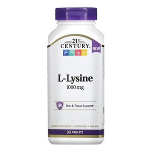21st Century Healthcare L-Lysine 1000mg, 90 Count - 1 of 4