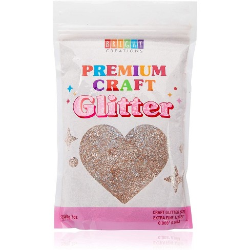 Bright Creations Rose Gold Powder Glitter For Resin, Nail Art, Slime, Art  And Crafts Supplies (7 Oz) : Target