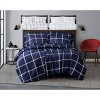 Printed Windowpane Duvet Cover Set - Truly Soft - image 4 of 4