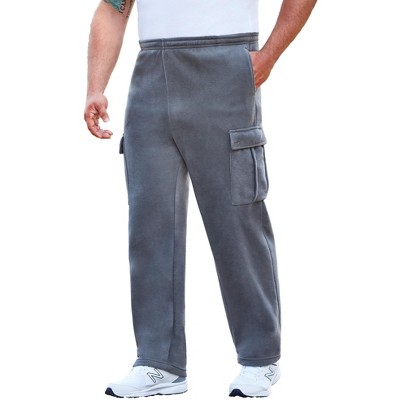 KingSize Men's Big & Tall Explorer Plush Fleece Cargo Pants