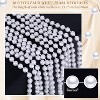 36-Pack Long Faux Pearl Necklace - Bulk 1920s Costume Jewelry for Wedding, Christmas & Parties - 2 of 4