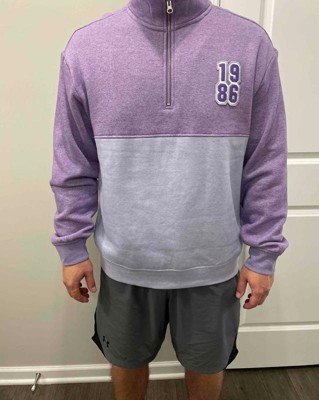 Men's Quarter Zip-Up Sweatshirt - Original Use™ Purple XS